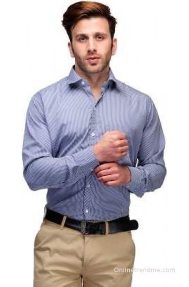 Koolpals Men's Striped Formal Shirt Koolpals Men's Striped Formal Shirt